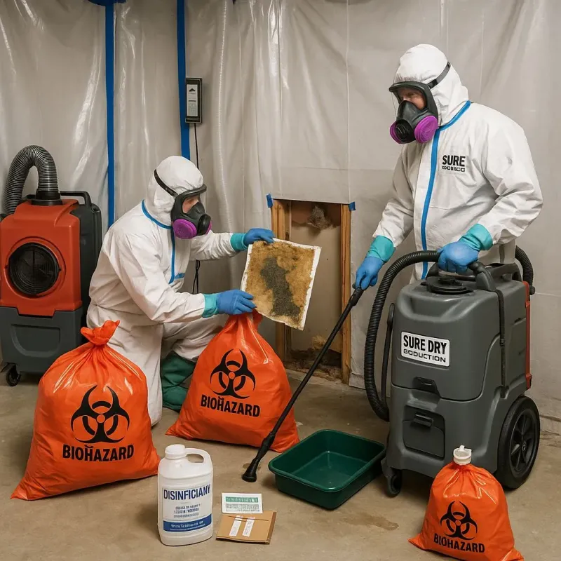 Contaminated Water Handling Protocols process in Lockport, LA